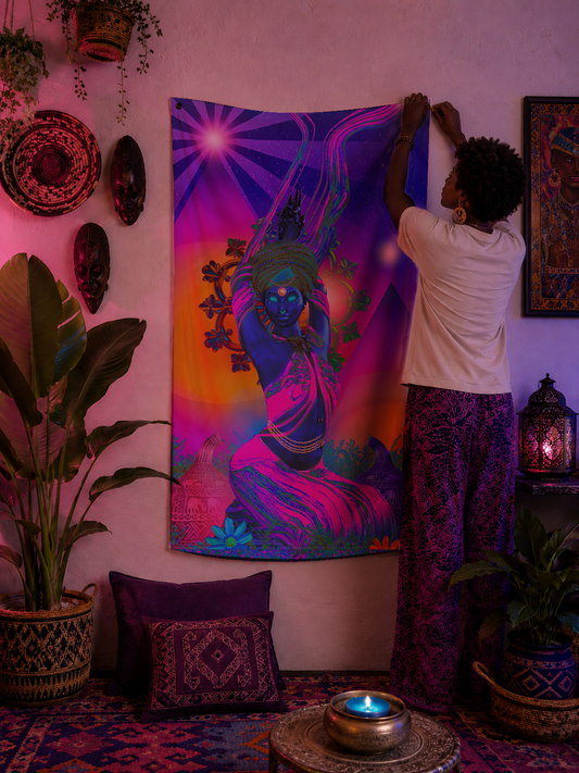 Goddess Tangi Tapestry